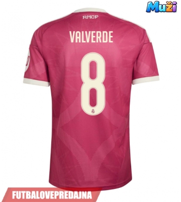 Lacne Muži Futbalové dres Real Madrid Federico Valverde #8 2026-27 Krátky Rukáv - Tretina